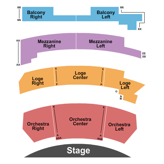 Washington Center For The Performing Arts Book of Mormon Seating Chart